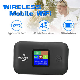 Wisoqu 4G hotspot in hand for portable internet access anywhere