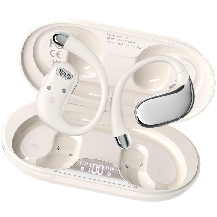 WIVTAK front view showing earhooks and lightweight comfort for active wear