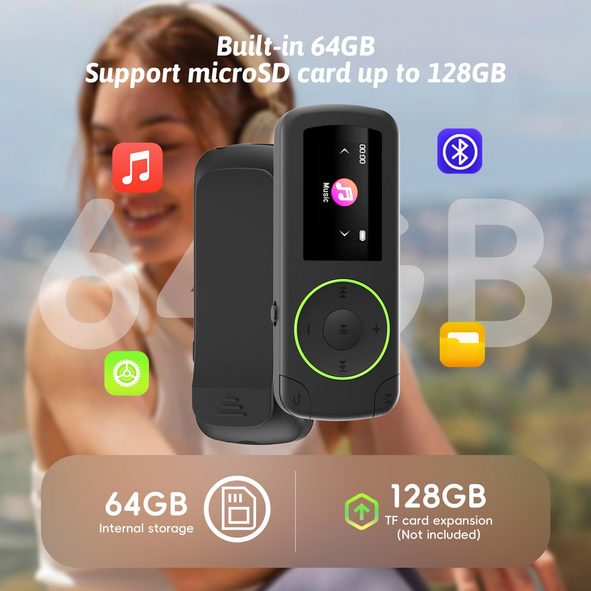 wiwoo unboxed with armband USB cable and manual showing ready-to-use accessories and convenience