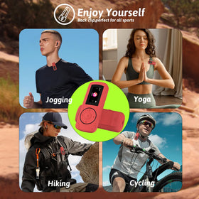 wiwoo side profile with clip attached ensuring secure fit and hands-free use