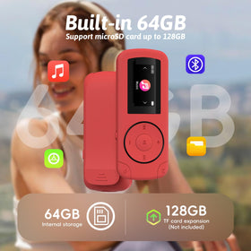 wiwoo next to earbuds to show compact size and convenient storage advantage