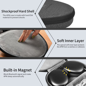 WIWU cable pocket detail keeping charging cable organized and scratch-free