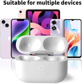 Wixolydq AirPods Pro white case travel-friendly compact size for easy packing.