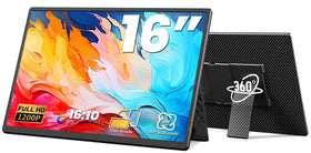 Wixzet 16-inch portable monitor with IPS full display for immersive work and media