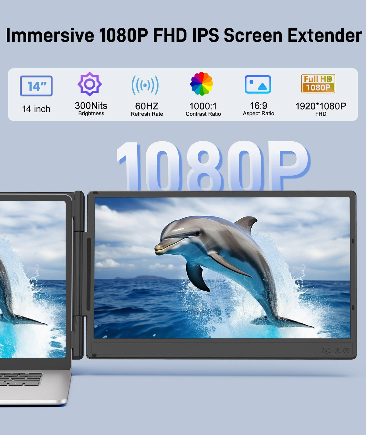 Wixzet screen extender setup cables showing plug-and-play convenience