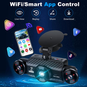 WIZACE 360dashcam rear camera with wide rear visibility