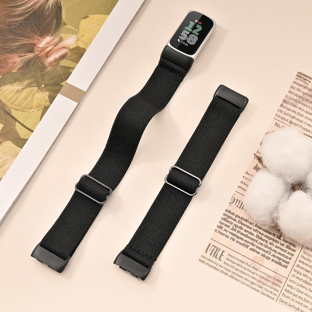 Wizvv detached band with Charge module showing simple installation