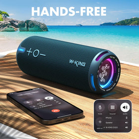 W-KING D320 RGB breathing light creates party ambience.