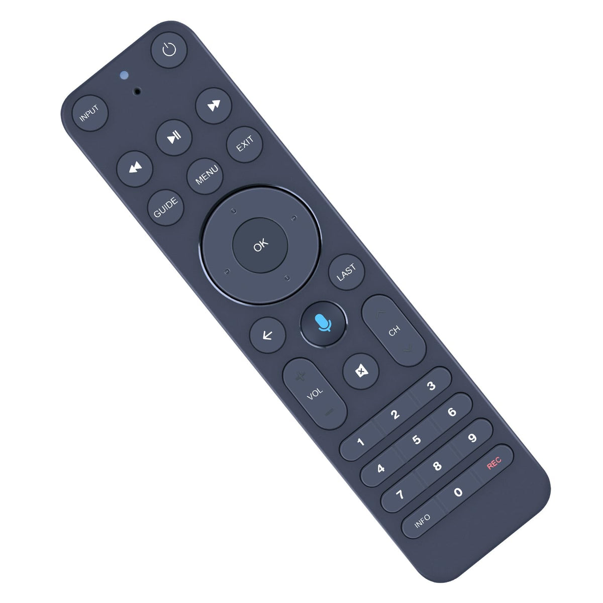 WKOLF remote held in hand showing size and ergonomic grip for comfortable use benefit