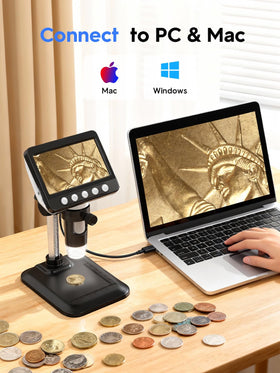 WKR connected via USB to laptop for live capture and file transfer