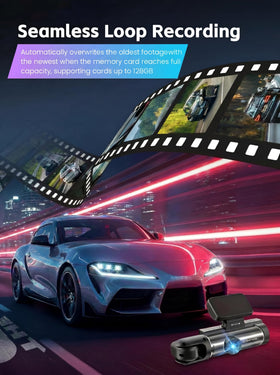 Wkreuoar dash cam front 1080p recording preserves road conditions.