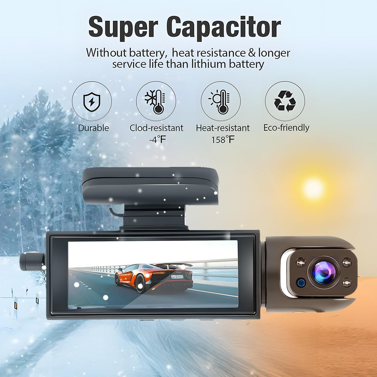 Wkreuoar dash cam night vision makes plates readable.