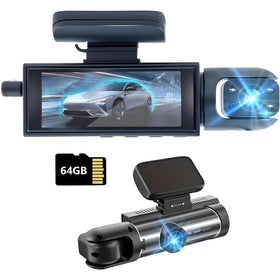 Wkreuoar front camera mounted on windshield showing road detail and safety benefit