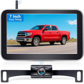Wkzay 1080p HD wireless backup camera for crisp rear visibility during towing
