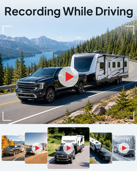 Wkzay 170-degree wide-angle view reduces blind spots.