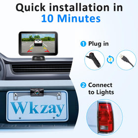 Wkzay auto color night vision enhances dusk and dawn driving clarity