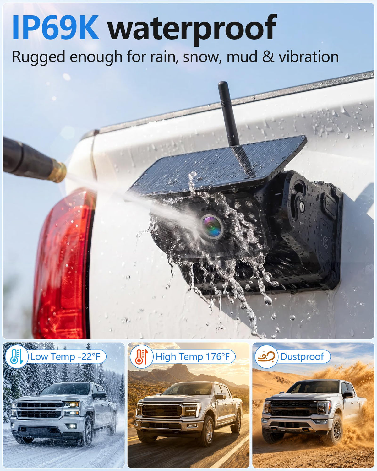 Wkzay trailer parking hitch assist for safer alignment.
