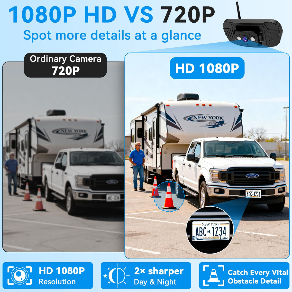 Wkzay wireless link delivers real-time video with minimal lag.