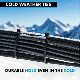 WLEAD zip ties used to fix garden fencing and plants
