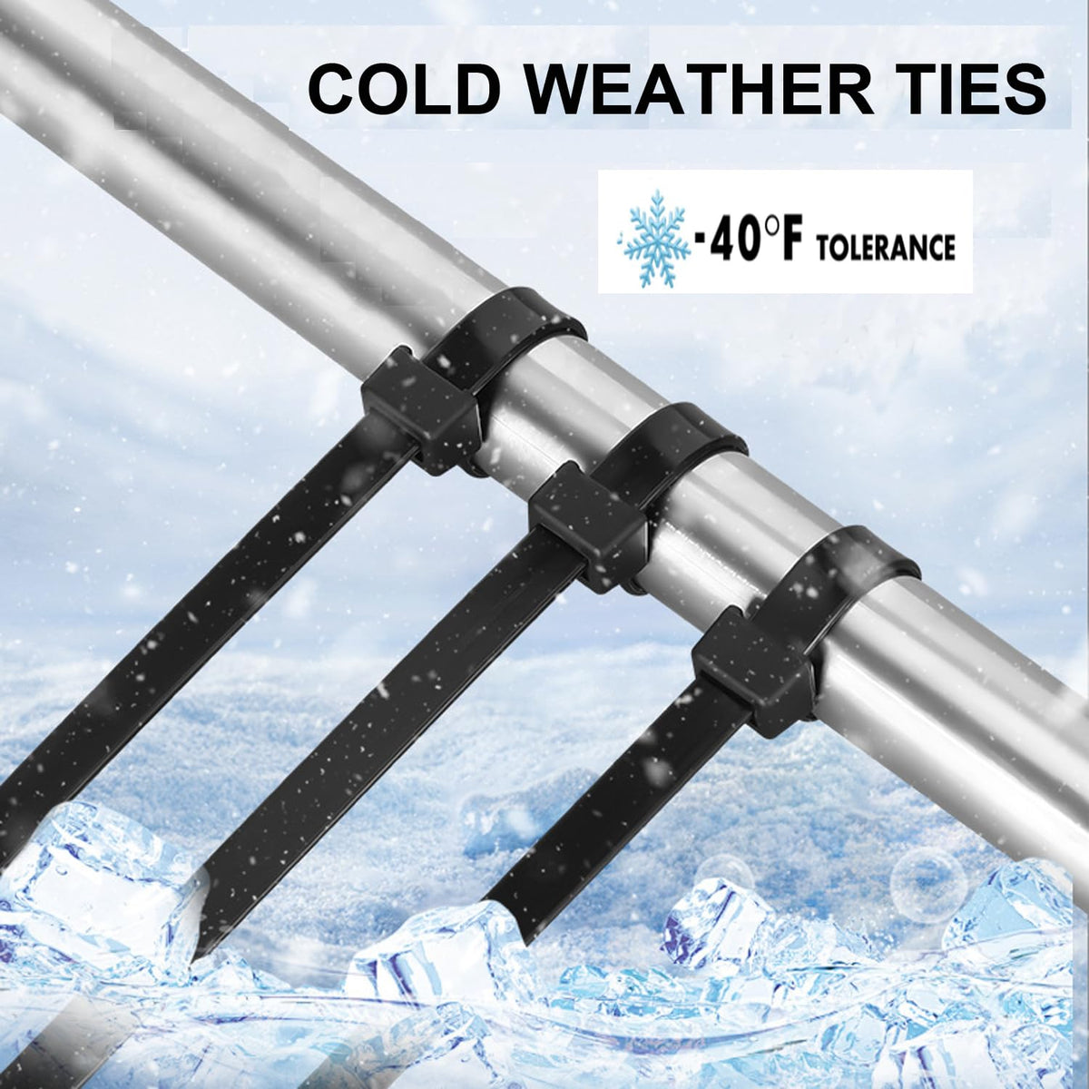 WLEAD nylon 66 zip ties resist heat and aging for versatile projects