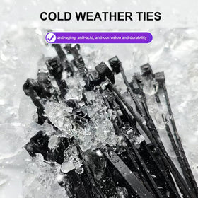 WLEAD self-locking zip tie secures fastenings quickly with clean edges