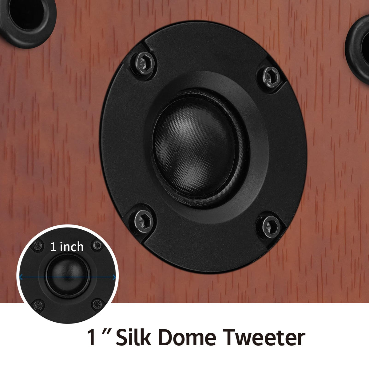 WMQ 40W2 passive speaker rear panel with ports and connections for passive setup