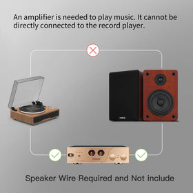 WMQ 40W2 passive speaker side view showing slim profile for flexible setup