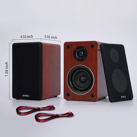 WMQ 40W-2 passive speakers in a TV room delivering clean audio for movies