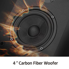 WMQ silk dome tweeter closeup shows smooth treble.