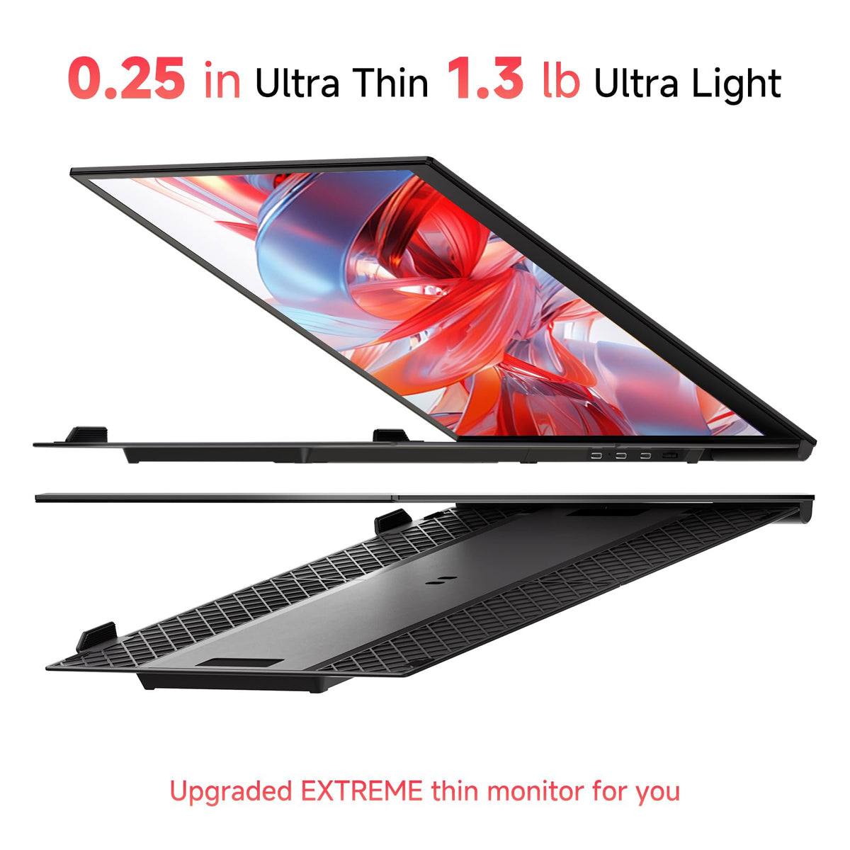 WNZO 14in Ultra-Thin Extender in bag demonstrates ultra-light travel convenience.