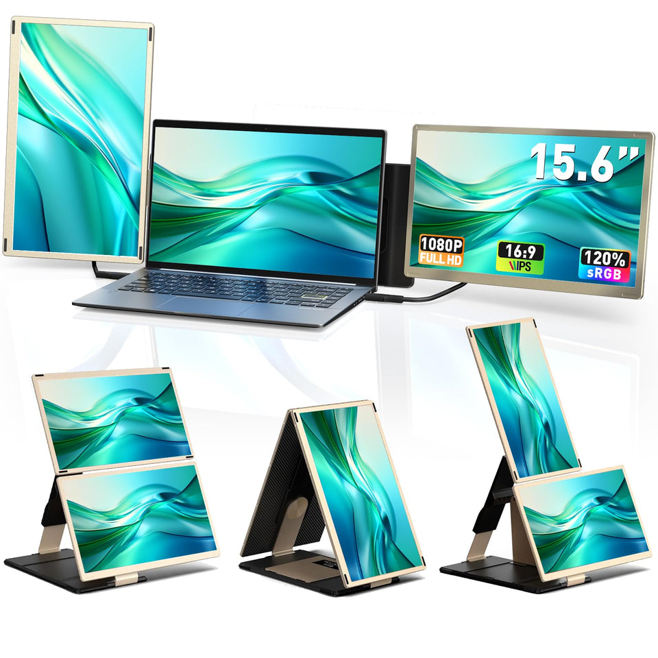 WNZO Laptop Screen Extender with detachable design for portable productivity on the go