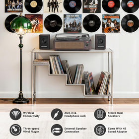 WOCKODER removable dust cover protects vinyl while maintaining easy access