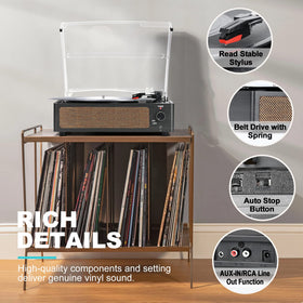 WOCKODER next to 12-inch records to show scale and compatibility