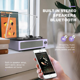 WOCKODER built-in speakers and control panel offering easy playback control