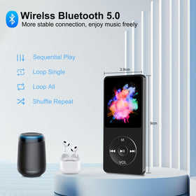 Wodgreat MP3 Player 1.8 inch screen for easy viewing
