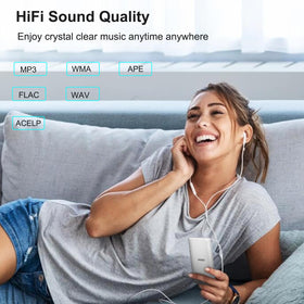 Wodgreat MP3 Player 32GB storage keeps music ready