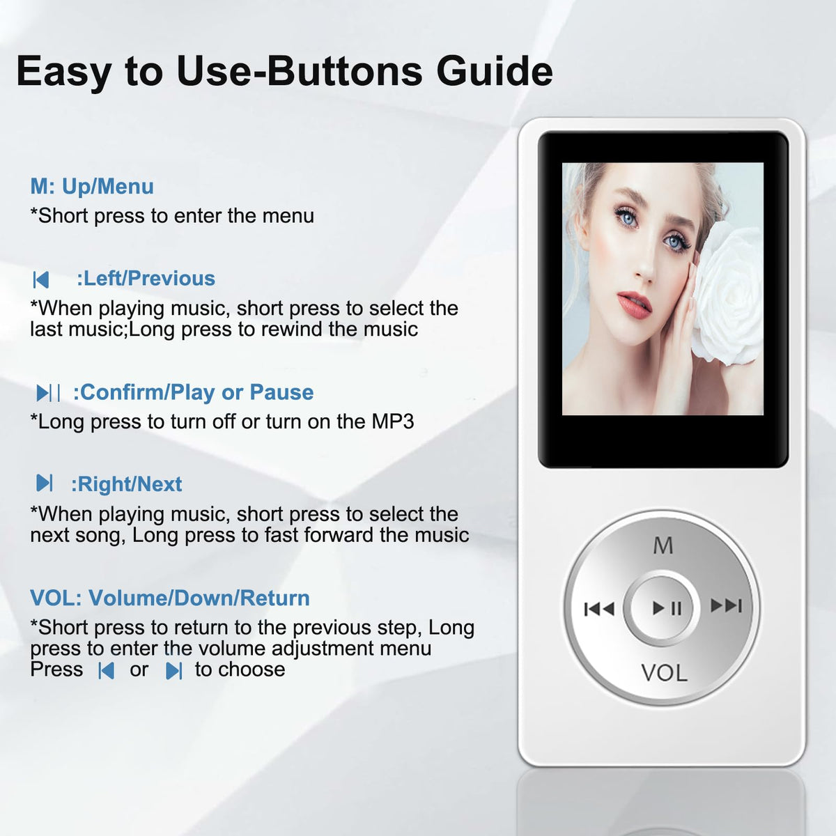 Wodgreat MP3 Player car AUX compatibility for in-car listening