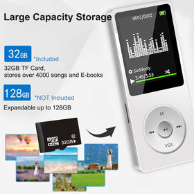 Wodgreat MP3 Player high-fidelity sound enhances every track