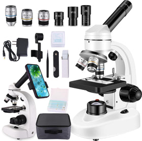 Woehrsh compound microscope front view for classroom exploration and durability