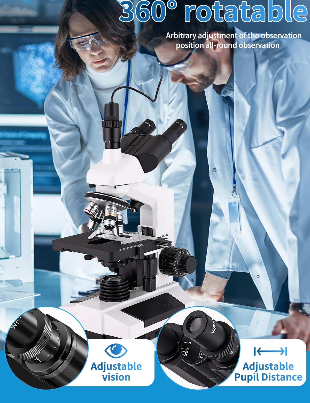 Woehrsh included lab kit with slides and coverslips for immediate hands-on practice.