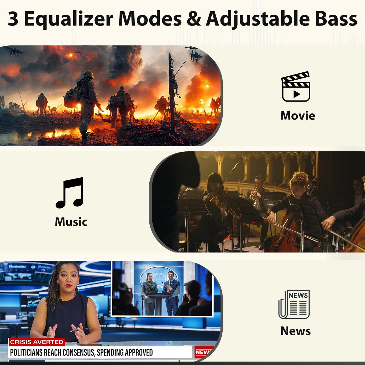 Wohome S100 Pro remote control enabling quick audio tweaks