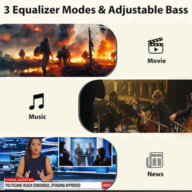 Wohome S100 Pro remote control enabling quick audio tweaks