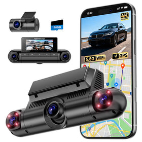 WOINROAD 4K front camera delivers crisp road detail for clear evidence.