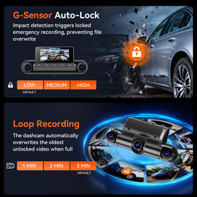 WOINROAD GPS records speed and route for precise trip data.