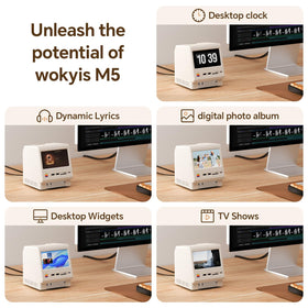 Wokyis M5 5-inch HD display for quick notifications and glanceable data