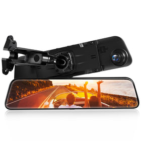 WOLFBOX 179 OEM bracket attached to Jeep Wrangler Rubicon for stable dash cam setup