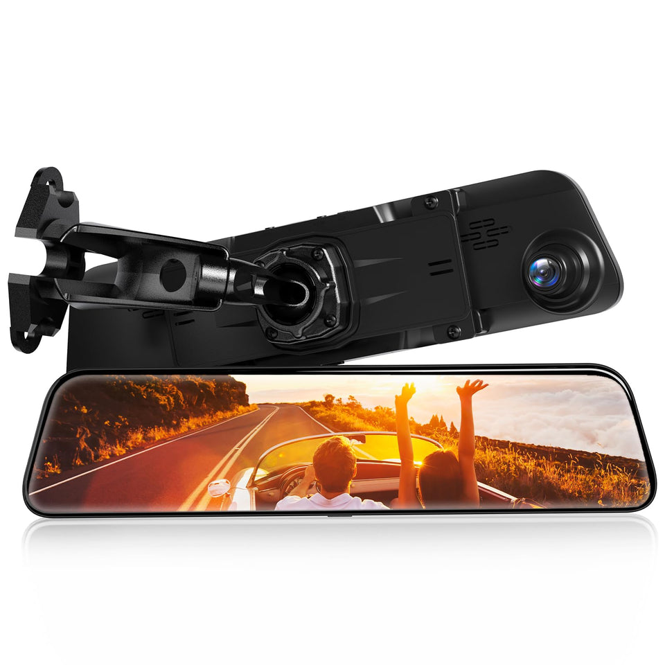 WOLFBOX 179 OEM bracket attached to Jeep Wrangler Rubicon for stable dash cam setup