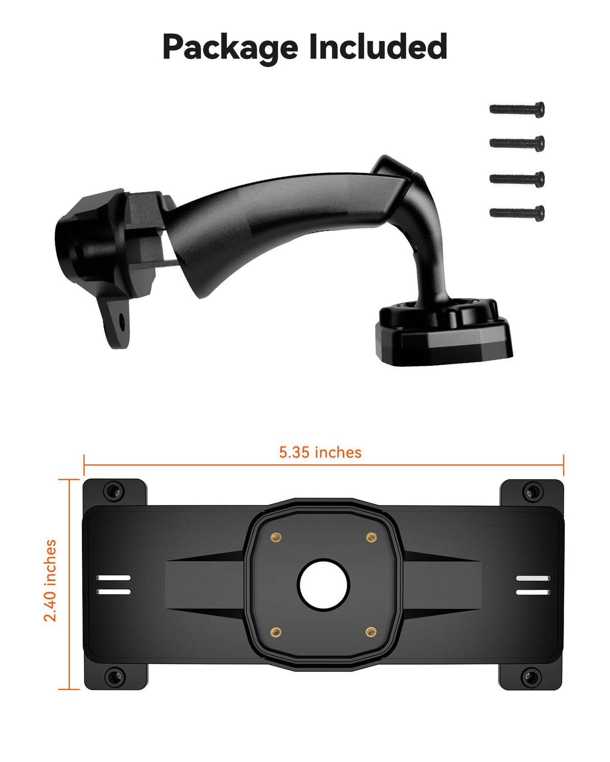WOLFBOX 179 screws set included for quick, reliable installation