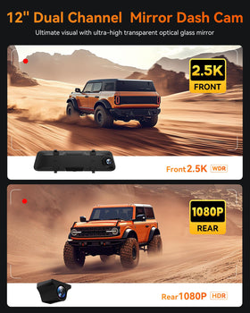 WOLFBOX G840H BSD detects blind spots during lane changes for safer maneuvers.
