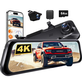 WOLFBOX G850 PRO front camera 4K footage for precise road detail